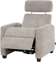 Pikkukuva: Zero Ergo Motor recliner-lepotuoli, Cloud 09 ruskea / wenge jalka