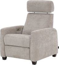 Pikkukuva: Zero Ergo Motor recliner-lepotuoli, Cloud 09 ruskea / wenge jalka