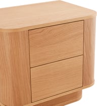Pikkukuva: Janni yöpöytä, tammen värinen melamiini/mdf