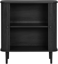Pikkukuva: House Nordic senkki, 2 ovea, musta, 80x40x87 cm