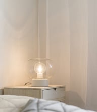 Pikkukuva: Malja design-pöytävalaisin valkoinen