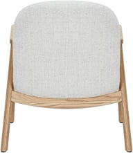 Pikkukuva: N&L Mille lepotuoli, beige verhoilu, natural tammen värinen runko