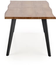Pikkukuva: Sola ruokapöytä jatkettava 150-210cm, natural tammi (mdf) / musta