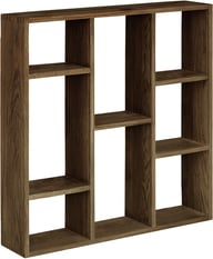 Pikkukuva: House Nordic seinähylly, tummanruskea tammi, 70x15x70 cm