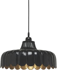 Pikkukuva: PR Home Wells riippuvalaisin musta/kulta 43cm