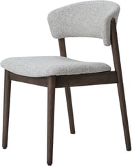 Niela ruokapöydän tuoli, smoked tammi / beige kangas