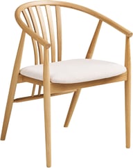 Pikkukuva: House Nordic Agustin ruokatuoli, natural tammi / hiekka