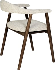 Pikkukuva: Nicola ruokatuoli, smoked tammi / beige kangas