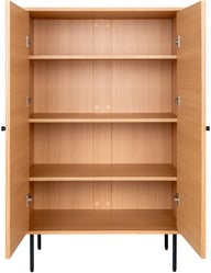 Pikkukuva: House Nordic Kyoto kaappi 80x40x130, natural tammiviilu / mustat jalat