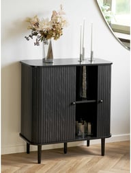 Pikkukuva: House Nordic senkki, 2 ovea, musta, 80x40x87 cm