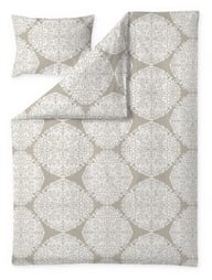 Pikkukuva: Vallila Hiutale pussilakanasetti latte/beige 150x210cm