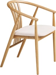 Pikkukuva: House Nordic Agustin ruokatuoli, natural tammi / hiekka
