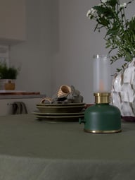 Pikkukuva: PR Home Frida ladattava pöytävalaisin tummanvihreä
