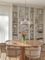 Pikkukuva: PR Home Wells riippuvalaisin valkoinen/kulta 43cm