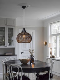 Pikkukuva: PR Home Martha kattovalaisin beige/musta 50 cm