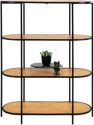 Pikkukuva: Vita hylly ovaali 85x36x111 cm