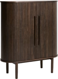 Pikkukuva: Meta kaappi 118 cm, ruskea tammi (viilu)