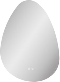 Pikkukuva: House Nordic led-peili, huurtumisenesto ja 3 valoasetusta, pisara, 58×80 cm
