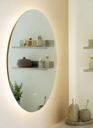 Pikkukuva: House Nordic led-peili, huurtumisenesto ja 3 valoasetusta, ø80 cm