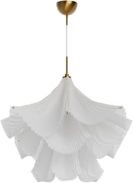Pikkukuva: Juliette riippuvalaisin 75 cm valkoinen / messinki