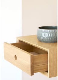 Pikkukuva: House Nordic seinään kiinnitettävä laatikosto, 1 laatikko, lakattu tammi, 40x25x15 cm