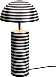 Pikkukuva: Stripe pöytävalaisin mattavalkoinen/musta