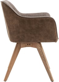 North Collection Patti ruokapöydän tuoli, harmaa (Spider-jalka natural tammi): Tyylikäs ruokatuoli, jossa metallirunko ja harmaa verhoilu. Sopii moderniin ruokailutilaan ja tuo mukavuutta ateriointiin.