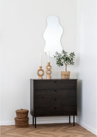 Pikkukuva: House Nordic Kyoto lipasto 80x40x85, smoked tammiviilu / mustat jalat