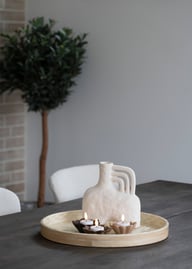 Pikkukuva: House nordic tarjoilualunen, bambu/capiz 40cm
