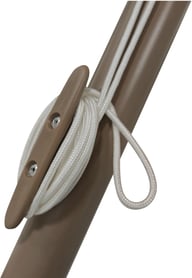Vigo jättivarjo 3,3m khaki/khaki: Tyylikäs VIGO jättivarjo, halkaisija 3,3 m, khaki väri. Erinomainen valinta puutarhaan tai terassille suojaamaan auringolta.