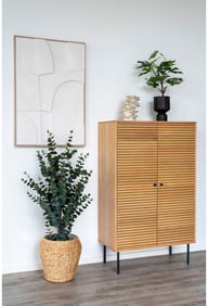 Pikkukuva: House Nordic Kyoto kaappi 80x40x130, natural tammiviilu / mustat jalat