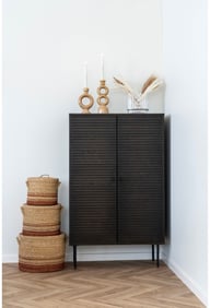 Pikkukuva: House Nordic Kyoto kaappi 80x40x130, smoked tammiviilu / mustat jalat
