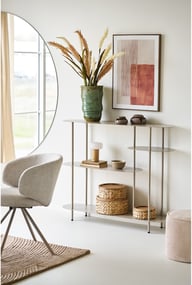 Pikkukuva: House Nordic Mina canvas-taulu nro 1, beige/ruskea 50x70 cm