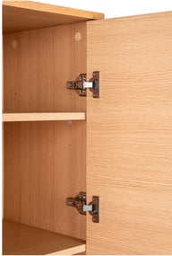Pikkukuva: House Nordic Kyoto kaappi 80x40x130, natural tammiviilu / mustat jalat
