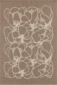 Pikkukuva: Vallila Makeba Flat matto 160x230cm beige/valkoinen (sisä- ja ulkokäyttöön)