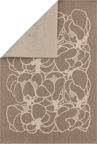 Pikkukuva: Vallila Makeba Flat matto 160x230cm beige/valkoinen (sisä- ja ulkokäyttöön)