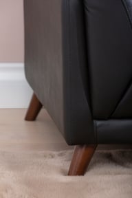 Pikkukuva: Amalfi 2-istuttava sohva musta nahka/keinonahka