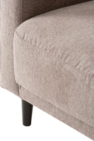 Portland Kulmasohva 2K3, beige: Tyylikäs Portland-kulmasohva, muokattava ja monikäyttöinen. Sopii olohuoneeseen, luoden modernin ja mukautuvan istumapaikan. Beige väri tuo lämpöä sisustukseen.