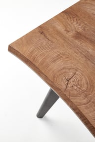 Pikkukuva: Sola ruokapöytä jatkettava 150-210cm, natural tammi (mdf) / musta