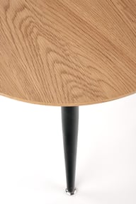 Pikkukuva: Celeste sarjapöydät, natural tammi (mdf) / mustat jalat