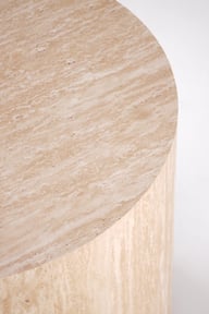 Pikkukuva: Pulse sohvapöytä pyöreä 45x45cm, travertine