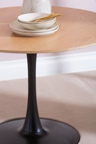 Pikkukuva: Apollo ruokapöytä pyöreä 100 cm, natural tammiviilu