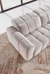 Pikkukuva: Loungea Nordby 3-istuttava mekanismisohva monique linen vaalea beige