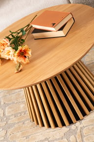 Pikkukuva: Metz sohvapöytä pyöreä 78cm, natural tammi