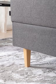 Pikkukuva: Unelle 400 moottorisänky 80x200cm, Pocket hard, tummanharmaa (sis. Relax-petauspatja ja jalat)