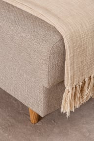 Pikkukuva: Nobe avokulmavuodesohva oikea, beige, saarni jalka
