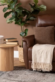 Pikkukuva: Loungea Colorado recliner-kulmasohva 3K2/2K3, ruskea nahka/keinonahka
