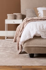 Pikkukuva: Casa sängynrunko 160x200cm patjalle (sis. pääty), beige kangasverhoilu