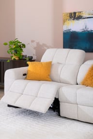Pikkukuva: Loungea Nordby 3-istuttava mekanismisohva monique linen harmaa