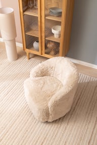 Pikkukuva: Astru nojatuoli pörröinen beige